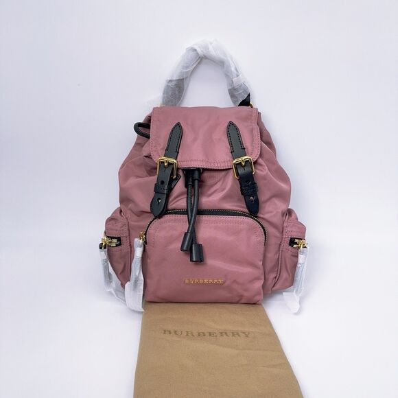 Burberry Small Rucksack Crossbody Backpack Mauve Pink Authentic Limited Edition main image 9